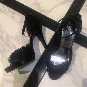 725 Originals Peep Toe Stiletto Heels Size 8 1/2